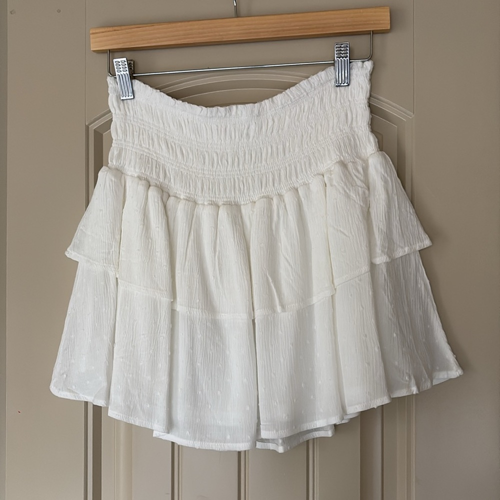 Altar'd State White Mini Skirt